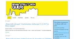 Desktop Screenshot of bonn-stellt-sich-quer.de